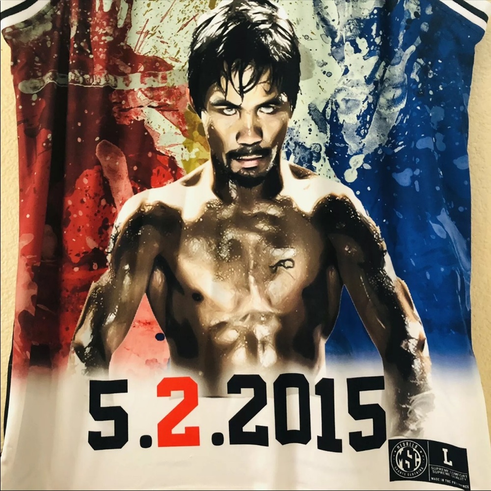 MANNY PACQUIAO TANK TOP RARE FIND US SIZE LARGE